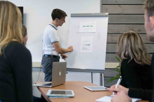 ivan toont resultaten van werkgevers